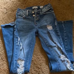 Kancan mid rise flares size 24